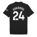 Maillot de foot Manchester City Josko Gvardiol #24 Extérieur vêtements 2025-26 Manches Courtes